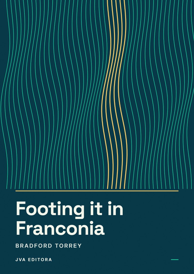 《Footing it in Franconia》封面