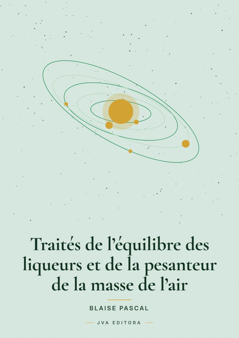 Capa de Traités de l’équilibre des liqueurs et de la pesanteur de la masse de l’air