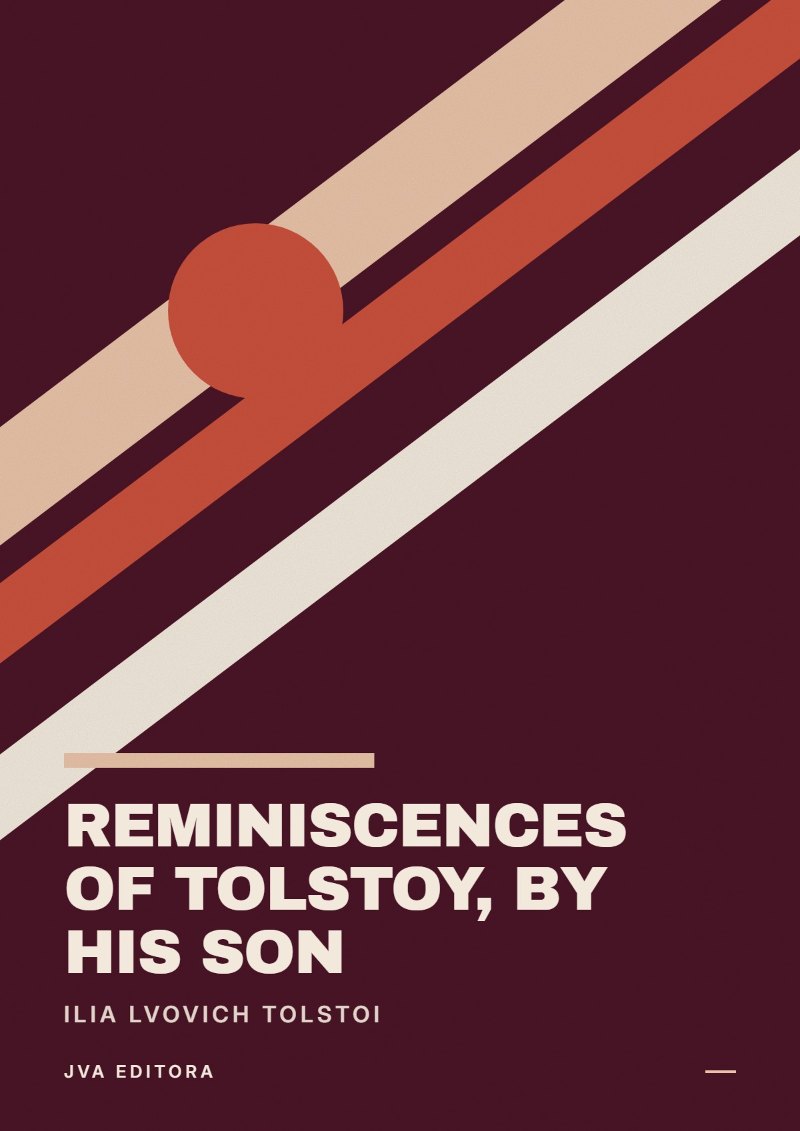 Εξώφυλλο του Reminiscences of Tolstoy, by His Son