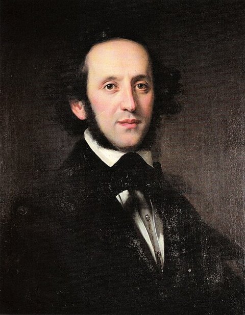 Retrato de Felix Mendelssohn-Bartholdy
