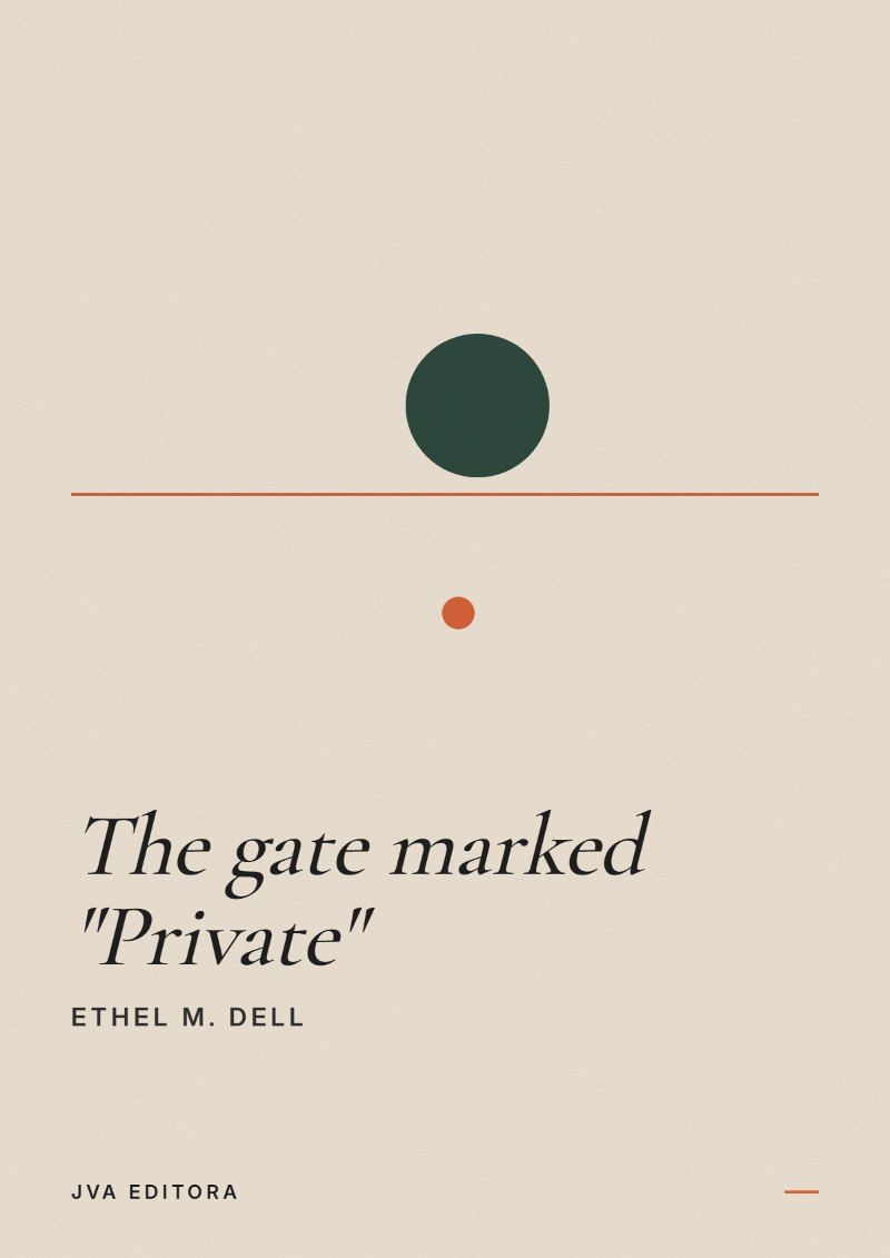 Εξώφυλλο του The gate marked "Private"
