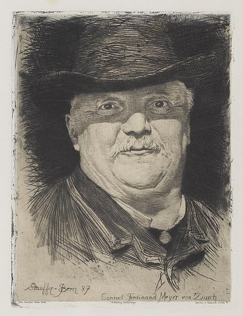 Retrato de Conrad Ferdinand Meyer