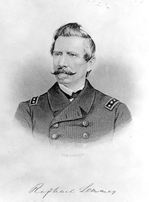 Retrato de Raphael Semmes