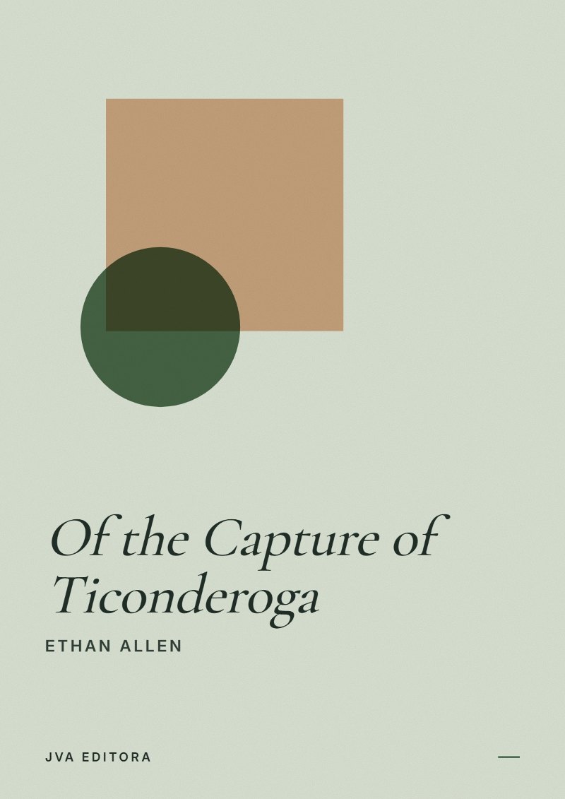 《Of the Capture of Ticonderoga》封面