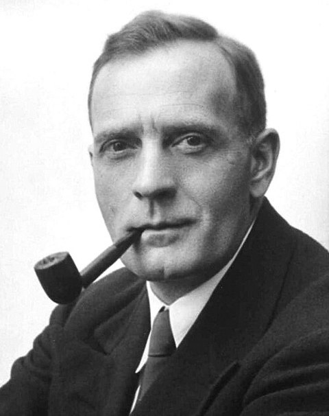 Retrato de Edwin Hubble