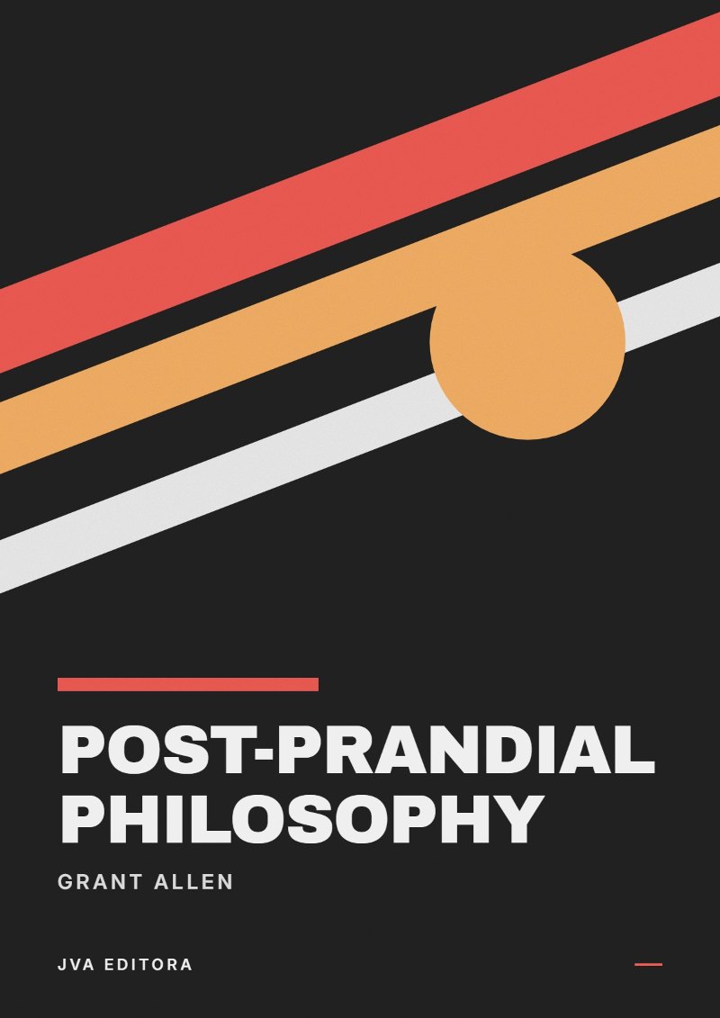 Εξώφυλλο του Post-Prandial Philosophy