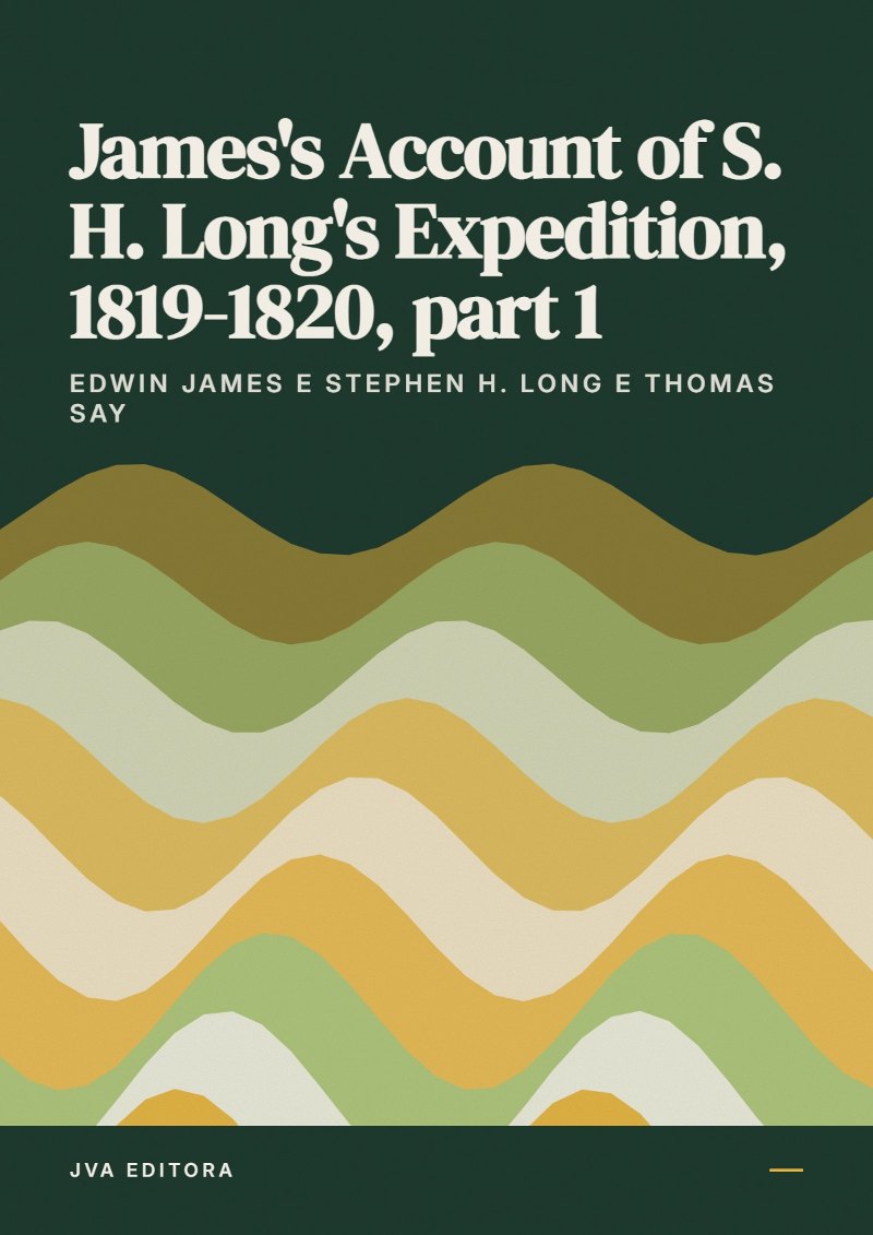 Cover of James's Account of S. H. Long's Expedition, 1819-1820, part 1