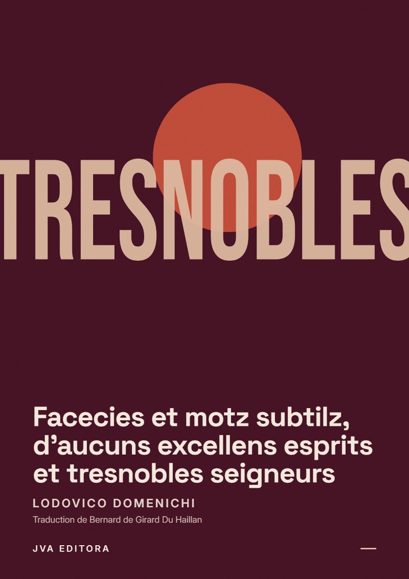 《Facecies et motz subtilz, d'aucuns excellens esprits et tresnobles seigneurs》封面