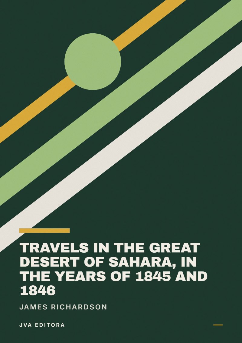Capa de Travels in the Great Desert of Sahara, in the Years of 1845 and 1846