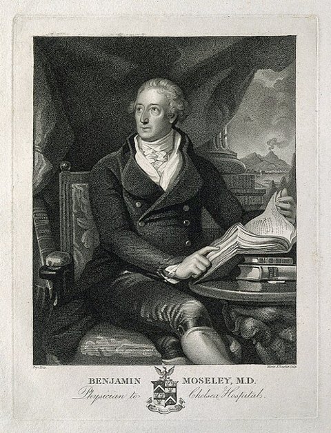 Retrato de Benjamin Moseley