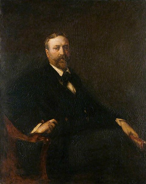 Porträt von James Fitzmaurice-Kelly