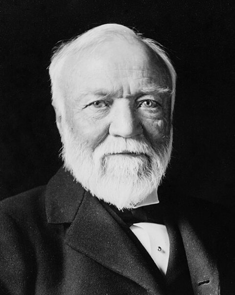 Retrato de Andrew Carnegie