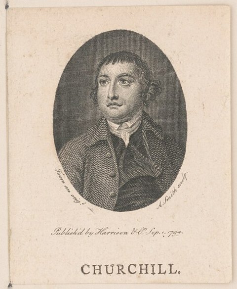 Porträt von Charles Churchill