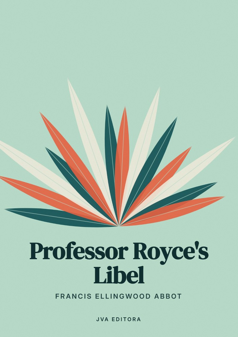 Εξώφυλλο του Professor Royce's Libel
