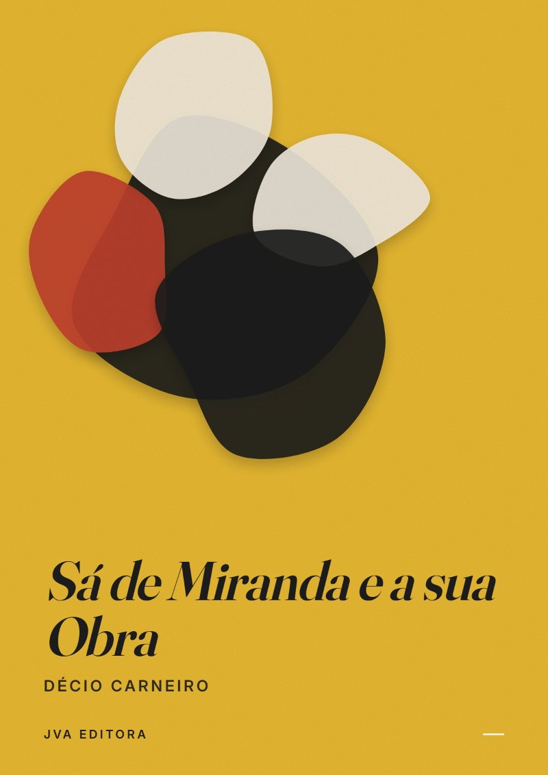 Capa de Sá de Miranda e a sua Obra