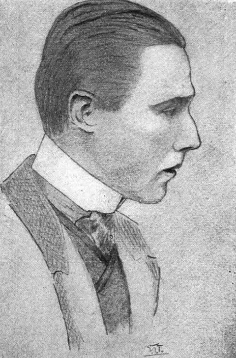 Porträt von E. Temple Thurston