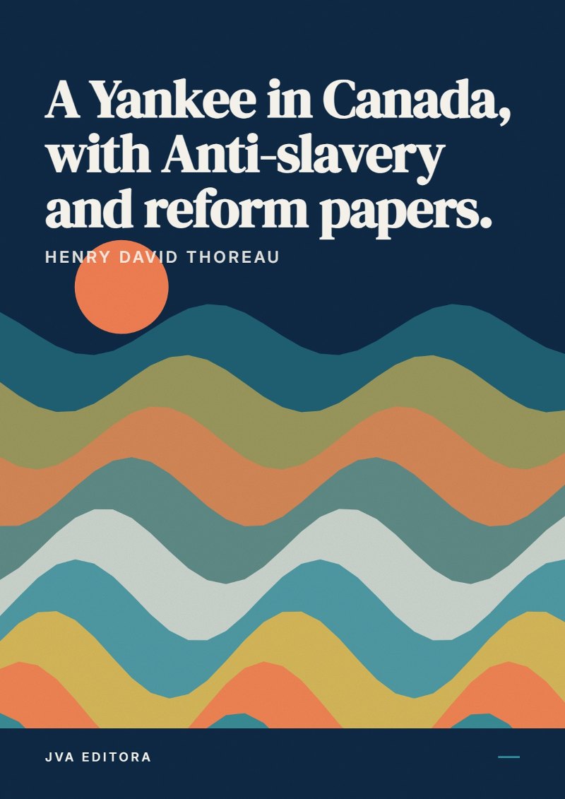Cover of A Yankee in Canada, with Anti-slavery and reform papers.