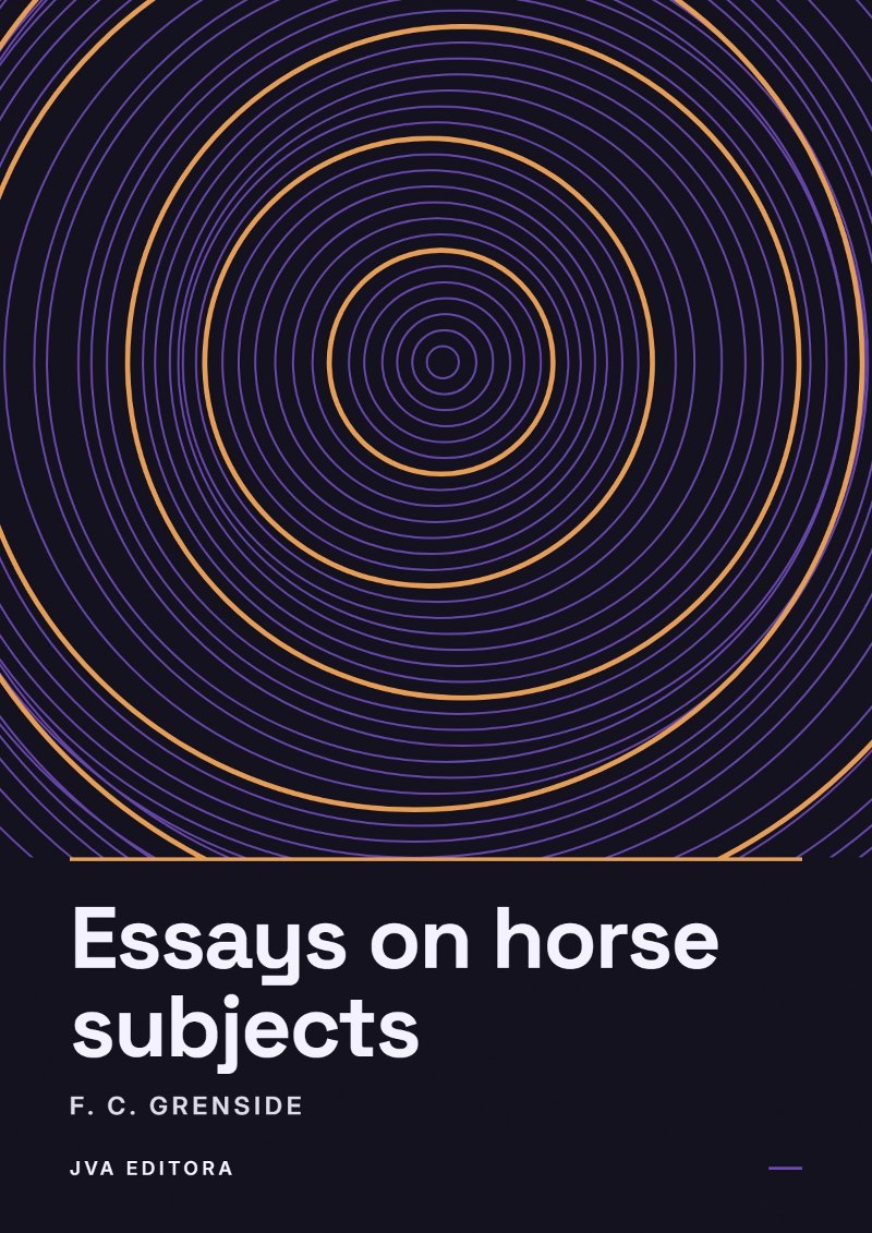 Capa de Essays on horse subjects